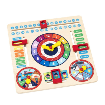 Avis Horloge calendrier en bois Oxybul 1