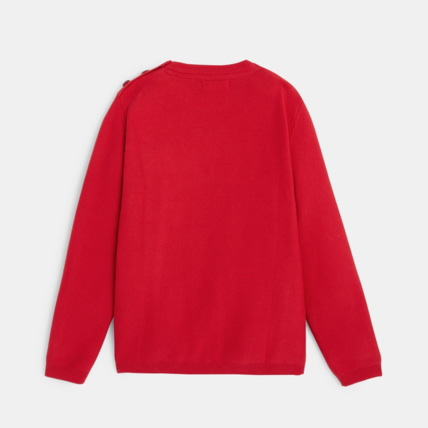 Avis Pull marin à poche rouge garçon OKAIDI 3