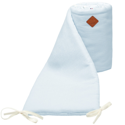 Avis Tour de lit universel en gaze de coton Nid d'abeille Sevira Kids 1