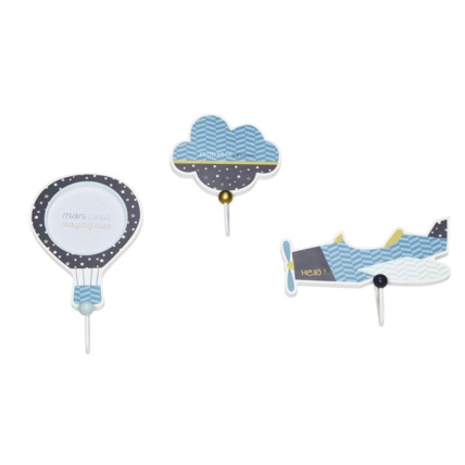 Avis Set de 3 patères New Lazare Sauthon 1