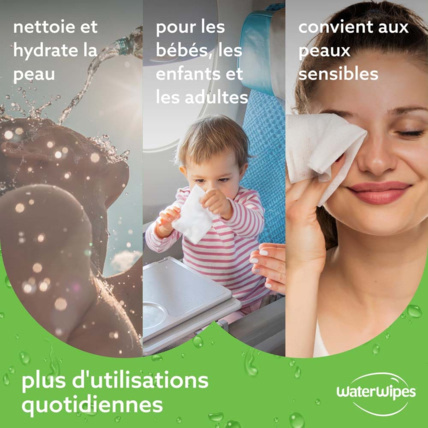 Avis Lingettes hydratantes Aloé vera WATER WIPES 5