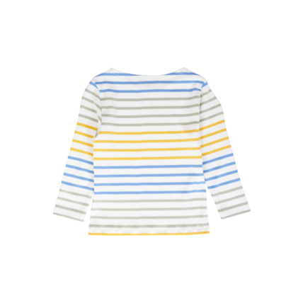Avis Marinière tricolore Kids - coton épais - Milk/Dorure/Lobelia/Oyat ARMOR-LUX 3