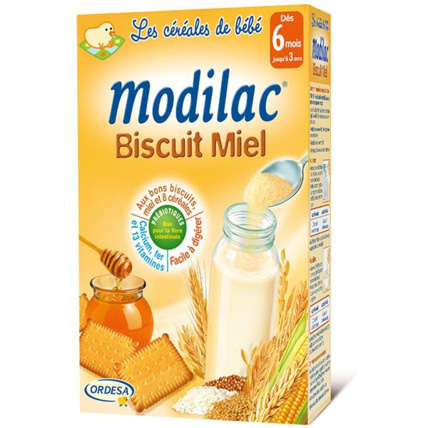 Avis Lait céréales biscuit miel Modilac 1