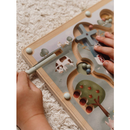 Avis Labyrinthe magnétique en bois FSC - Little Farm LITTLE DUTCH 3