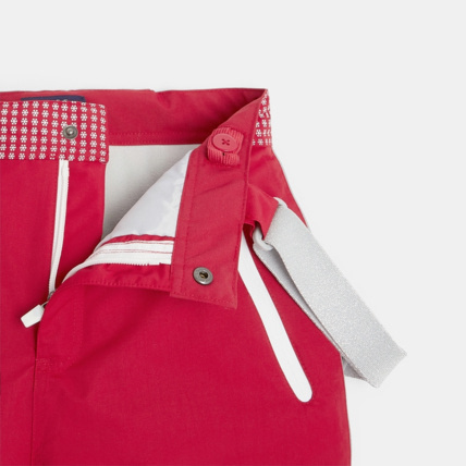 Avis Pantalon de ski à bretelles pailletées rose fille OKAIDI 4