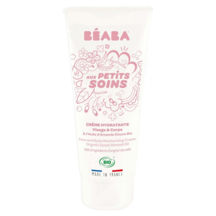 Avis Crème Hydratante Visage & Corps pour bébés Huile d'amande doouce bio BÉABA 1