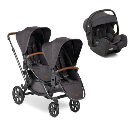 Poussette double avec coque outlet