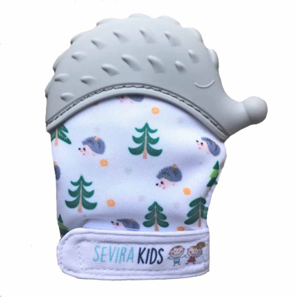 Avis Moufle de dentition en silicone alimentaire, Hérisson Sevira Kids 1