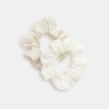 Avis Chouchou pour cheveux (lot de 2) blanc fille OKAIDI 1