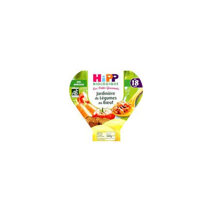 Avis Jardinière de Légumes Boeuf - 1 assiette x 260g - 18 mois HIPP 1