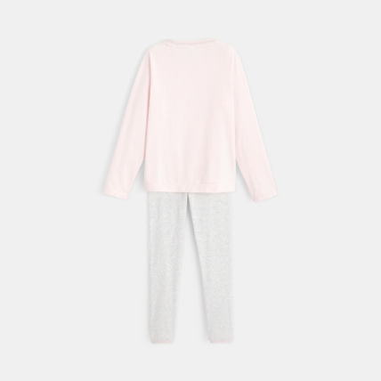 Avis Pyjama 2 pièces jersey bio fleurs rose fille OKAIDI 4