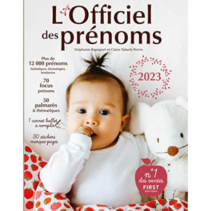 Avis Livre L'officiel des prénoms 2023 FIRST EDITIONS 1