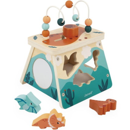 Avis Jeu d'activités en bois Dino volcan JANOD 1