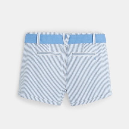 Avis Short en toile bleu fille OKAIDI 2