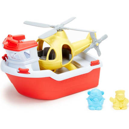 Avis Bateau de sauvetage et hélicoptère GREEN TOYS 1