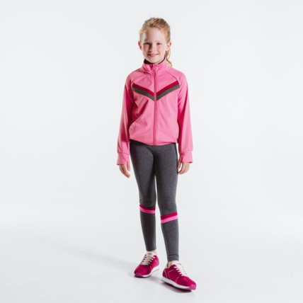 Avis Veste de jogging rose fille OKAIDI 1