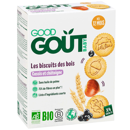 Avis Biscuits des bois Bio à la Châtaigne et Cassis Good Goût 1