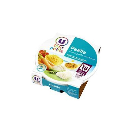 Avis Assiette pour Bébé : paëlla U TOUT PETITS 1