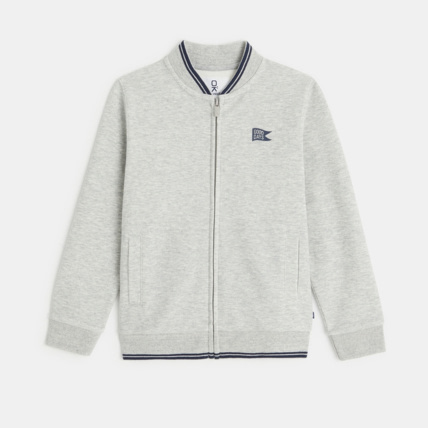 Avis Sweat-shirt zippé façon teddy gris garçon OKAIDI 1
