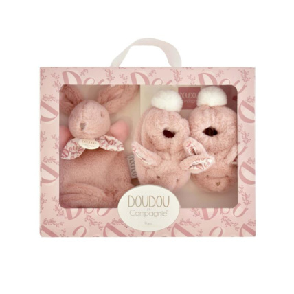 Avis Coffret chaussons et doudou Lapin DOUDOU ET COMPAGNIE 2