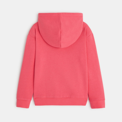 Avis Sweat à capuche à message rose fille OKAIDI 4