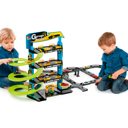 Avis Garage pour enfants avec 4 étages + pistes MOLTO 1