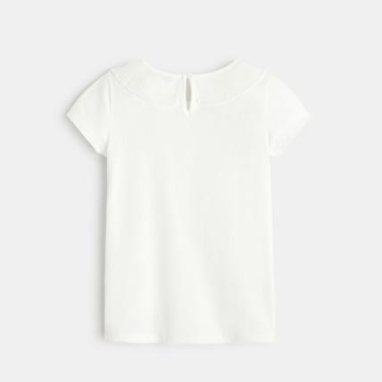 Avis T-shirt motif papillon blanc fille OKAIDI 3