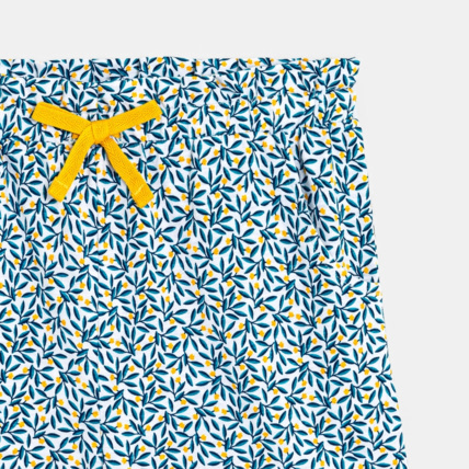 Avis Short en jersey imprimé jaune fille OKAIDI 3
