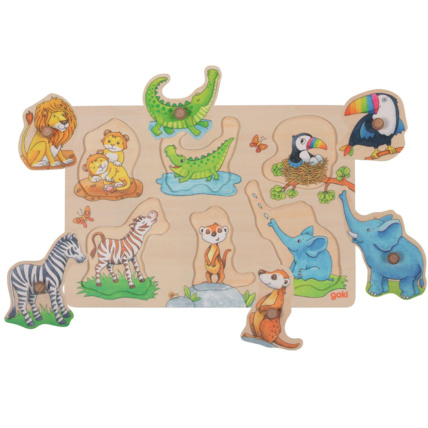 Avis Puzzle à encastrements Maman et son petit GOKI 1
