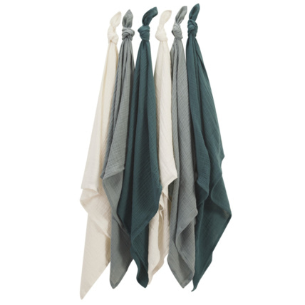 Avis Lot de 6 langes en coton 70x70 cm Prémaman 2