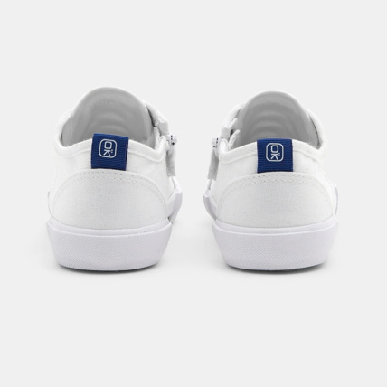 Avis Tennis toile bicolores blanches garçon OKAIDI 4
