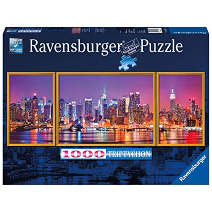 Avis Puzzle - New York Triptyque - Argent (Silver) - 1000 pièces RAVENSBURGER 1