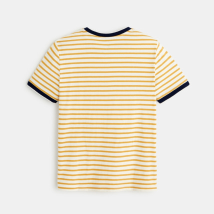 Avis T-shirt marinière jaune garçon OKAIDI 3