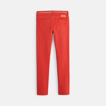 Avis Pantalon skinny hyper stretch violet fille OKAIDI 2