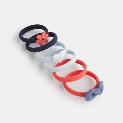 Avis Elastiques colorés (lot de 6) bleu fille OKAIDI 1