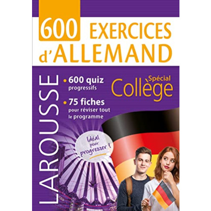 Avis 600 exercices d'allemand (niveau collège) LAROUSSE 1