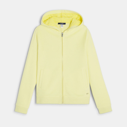 Avis Sweat zippé à capuche jaune fille OKAIDI 2