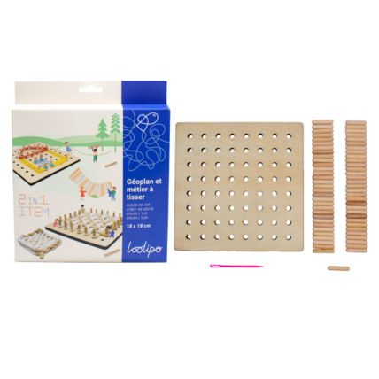 Avis Géoplan & Métier À Tisser - 2 En 1 LOOLIPO 1