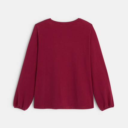 Avis T-shirt de Noël violet fille OKAIDI 4