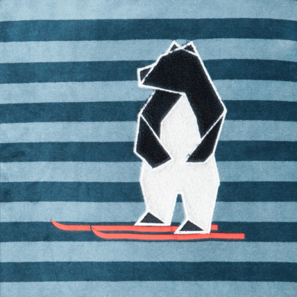 Avis Pyjama 2 pièces en velours motif ours bleu garçon OKAIDI 3