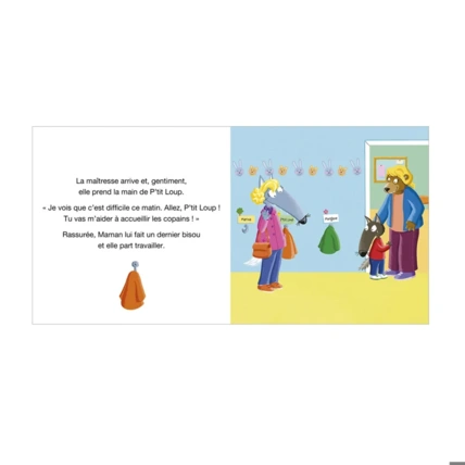 Avis Livre P'tit loup ne veut pas aller à l'école EDITIONS AUZOU 2