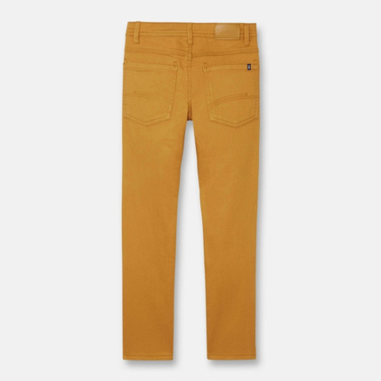 Avis Pantalon slim en toile jaune garçon OKAIDI 2