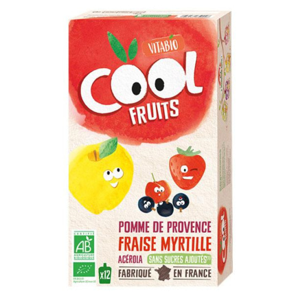 Avis Cool Fruits - Pomme de Provence Fraise Myrtille Acérola Babybio 1