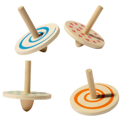 Avis 4 toupies en bois Oxybul 1