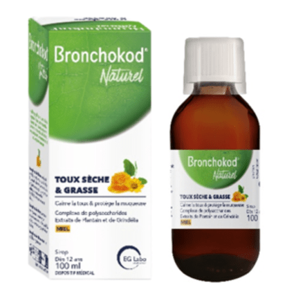 Avis Sirop toux sèche et grasse Bronchokod Naturel EG LABO 2
