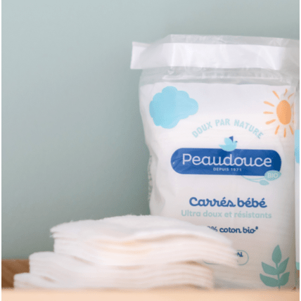 Avis Carrés de coton Bio bébé PEAUDOUCE 1
