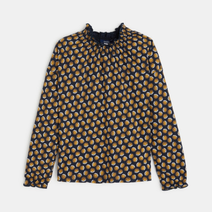 Avis T-shirt imprimé manches longues bleu fille OKAIDI 2