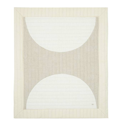 Avis Plaid lin français et coton Lune NOBODINOZ 1