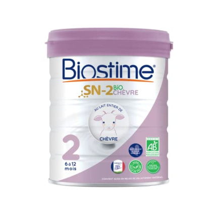 Avis Lait de chèvre 2ème âge BIOSTIME 1