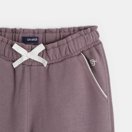 Avis Pantalon de jogging à coutures irisées gris fille OKAIDI 2